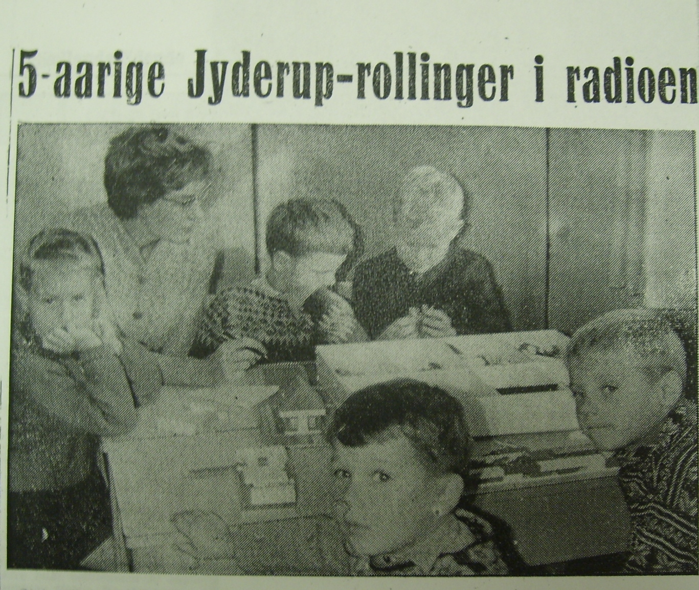 Jyderup Realskoles børnehaveklasse 1963/64